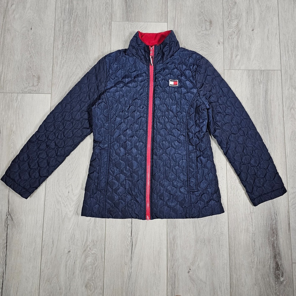 Tommy Hilfiger All Weather System Jacket Womens Medium Blue Quilted 3-in-1